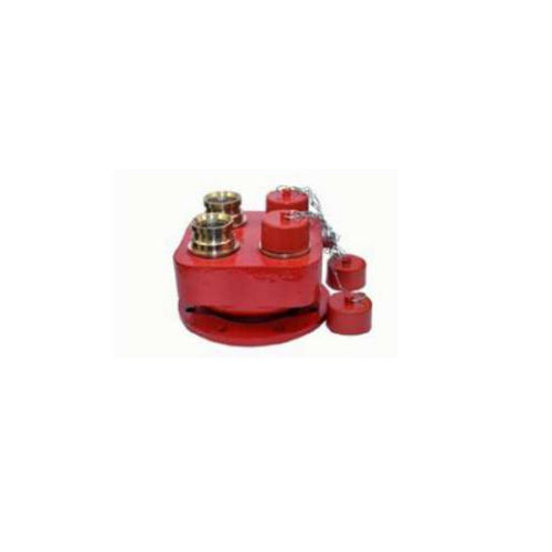 Red 4 Way Inlet Fire Fighting Equipments