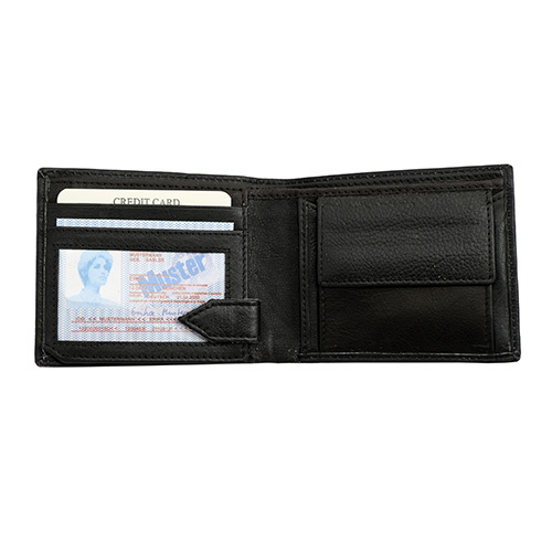 Mens Black Leather Wallets