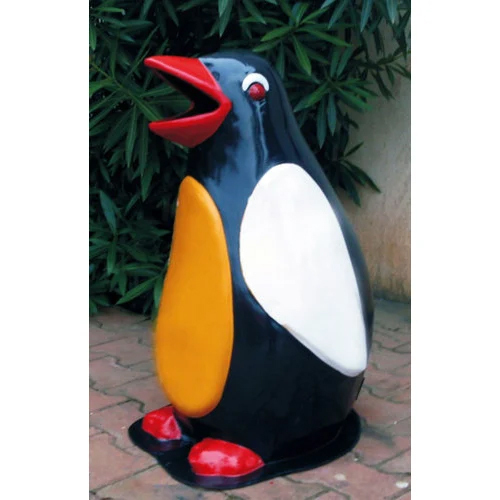 Fancy Penguin FRP Dustbin