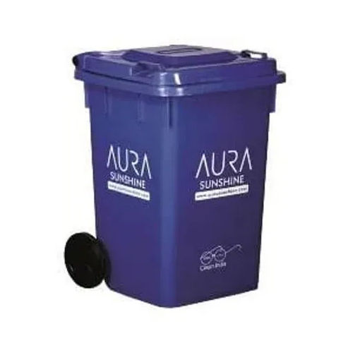 Red HDPE Wheel Dustbin