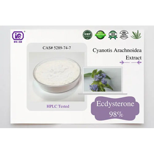 Ecdysterone Beta Ecdysterone 20 Hydroxyecdysone Cyanotis Arachnoidea Eextract Cas No: 5289-74-7