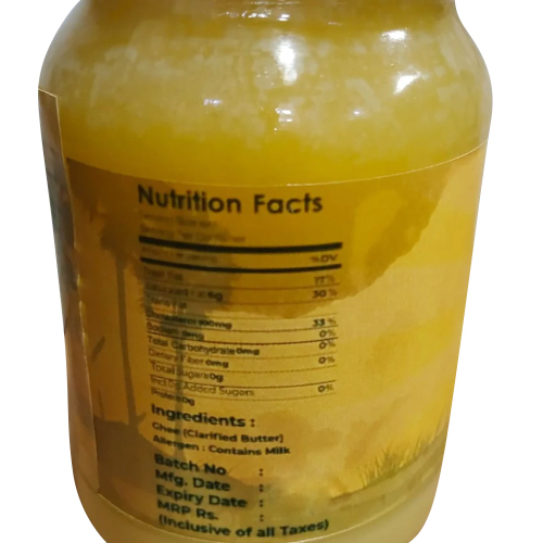 500ml Pure Gir Cow Ghee