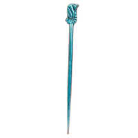Silver 92.5 Alloy Hair Juda Pin - 6 Inch Length, Decorative Beaded Design | Ideal For Buns, Braids, And Updos