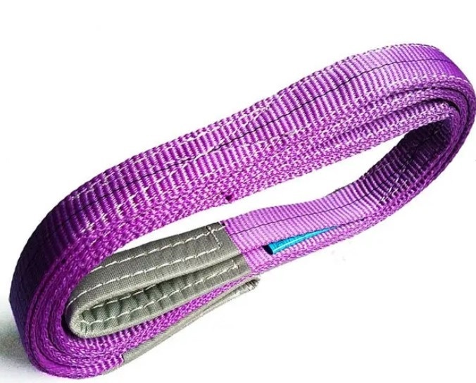 1 TON 1MTR Violet Double Ply bing Slings Flat Belt/LIFTING BELT
