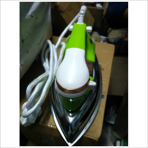 Plancha Electric Iron - Stainless Steel, 750 Watt, White | Over Heating Protection, Non-Stick Sole Plates, Dry Iron, 220 Volt