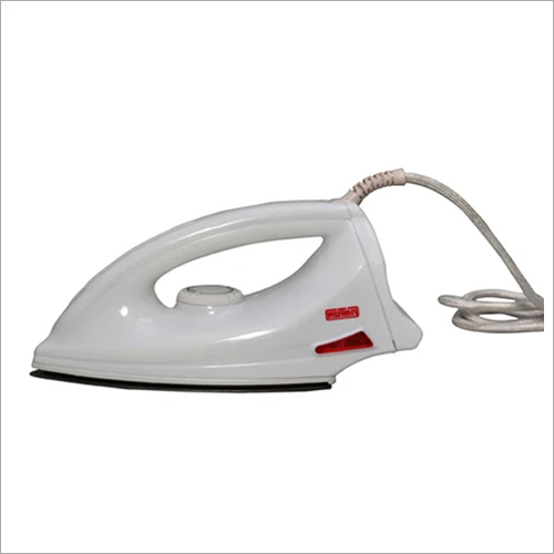 Tri Star Iron Press - Stainless Steel, Non-Stick Sole Plate | White Color, 750 Watt Power, 220 Volt Voltage, Over Heating Protection