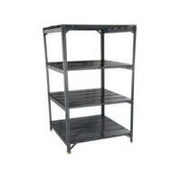 Section Panel Racks - Heavy Duty Steel, 3 Meter Height, Grey Color - High Quality, Rounded Shelves, Powder Coated Finish, Ideal for Industrial and Warehouse Use