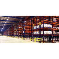 Blue-orange Heavy Material Storage Pallet Rack