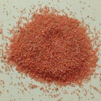Waterproof Deep Orange opaque Quartz color coated Silica Sand for Landscaping and wall cladding