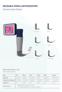Video Laryngoscope Color Code: White/ Pink