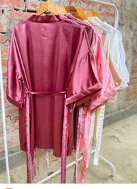 Ladies Bathrobes - Silk Fabric, Breathable Design | All Season Comfort, Ethnic Indian Style, Minimum Order 2000 Pieces