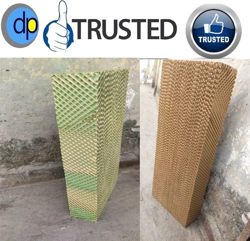 Green/Brown 100 Gsm Green Brown Evaporative Cooling Pad By D.P.Engineers