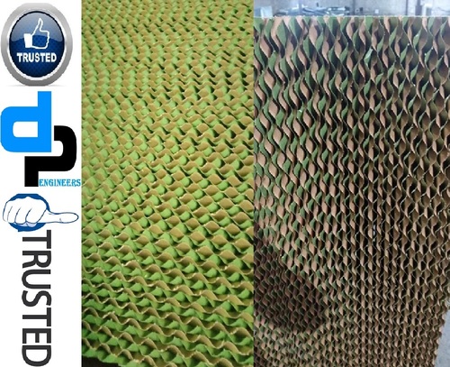 95 GSM Green Brown Evaporative cooling pad by D.P.ENGINEERS