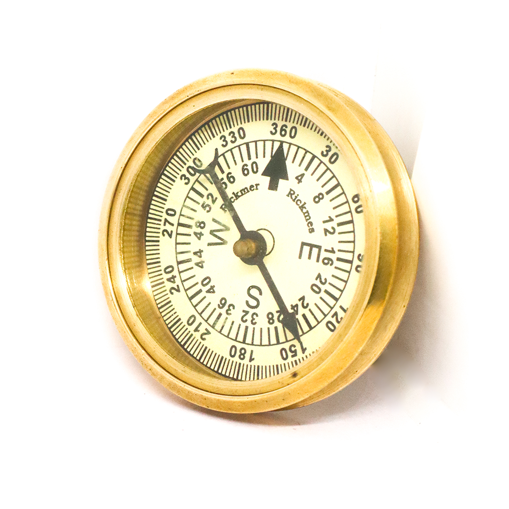 Brass Finish Open Face Compass