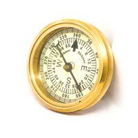 Brass Finish Open Face Compass