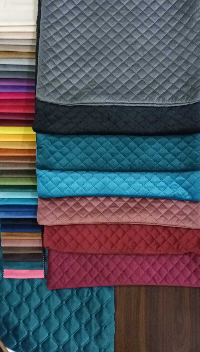 Quilted Velvet Cushion Fabric