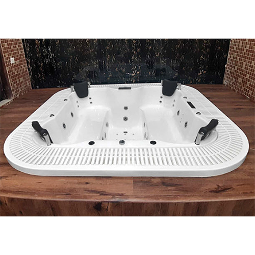 White 88X88 Inch Heavy Duty Nexus Hot Spa Acrylic Bath Tub