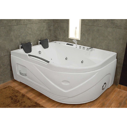 White 72X51 Inch Heavy Duty Grace R Acrylic Bath Tub With Ss Stand