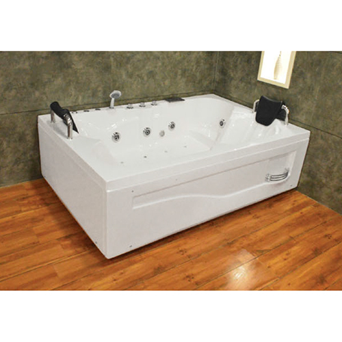 Acrylic Bath Tub - 6 x 4 Inch Heavy Duty Standard Whirlpool, 1.5 HP Pump with 8 Jets, LED TV, Hi-Fi Speaker, Under Water Light & Micro Computer Control Panel