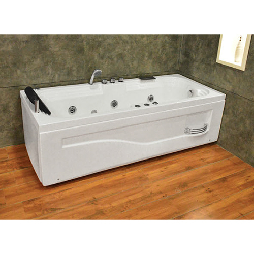 White 72X27 Inch Heavy Duty Whirlpool Crazi Acrylic Bath Tub