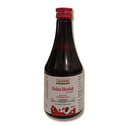 Ayumantra Rakta Shodak Syrup Age Group: Suitable For All Ages