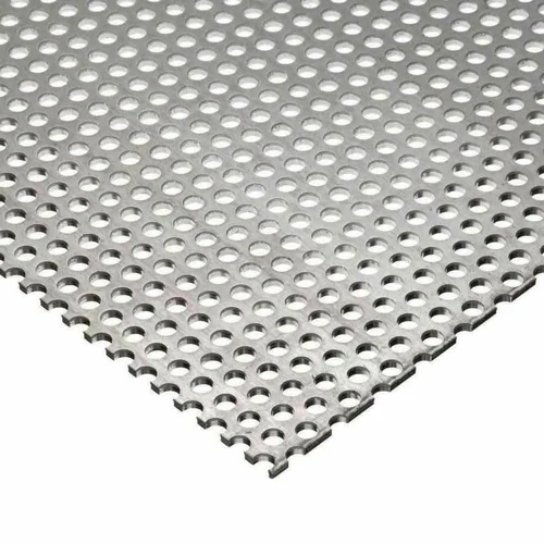 Aluminum Perforated Sheets - Color: Silver