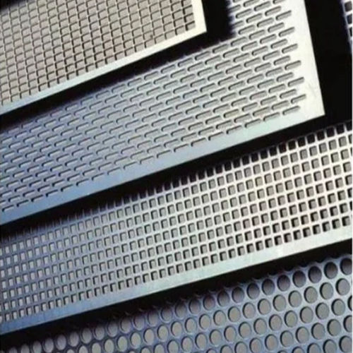 Silver Ss Perforated Sheet