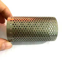 Welded Perforated Tubes - Stainless Steel, Silver Finish | Durable Stainless Steel Sheets with Enhanced Perforation Design