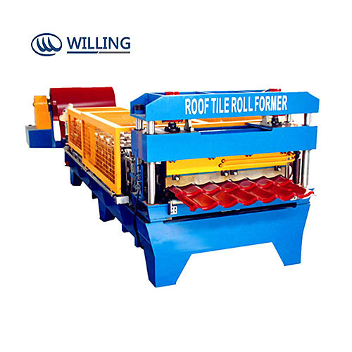 Stone Coated Metal Glazed Sheet Roof Tile Making Machine