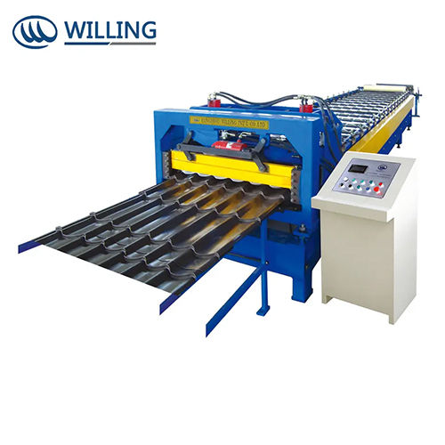 WLFM18-76-836 Manual Metal Corrugated Iron Sheet Roof Tile Making Machine