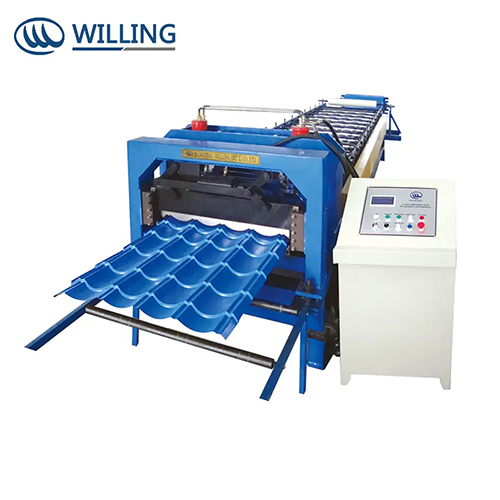 WLFM High Quality Glazed Tile Sheet Roof Press Making Machine