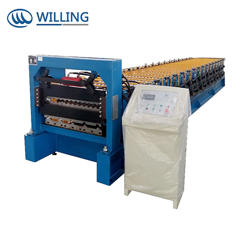 Double Layer Deck Corrugated Roof Tile Roll Forming Machine