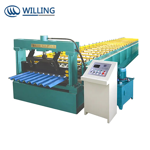 Color Steel Corrugated Metal Roofing Sheet Making Machine