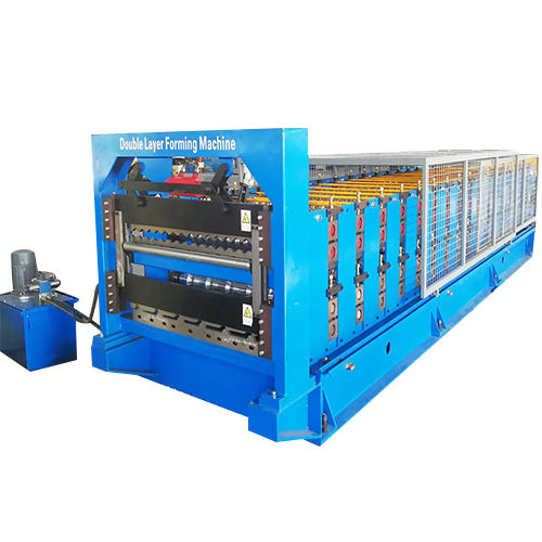 Trapezoidal And Corrugated Double Layer Roll Forming Machine