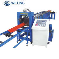 Style Customizable Galvanized Steel Ridge Cap Roll Forming Machine