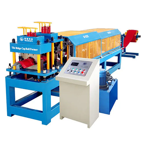 Automatic Galvanized Tile Ridge Cap Machine