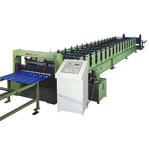 Zinc Coated Steel Sheets Roll Forming Machine For Roof And Wall