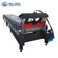 Combined Two Layers Glazed Tile Aluminium Roofing Panel Making Roll Forming Machine