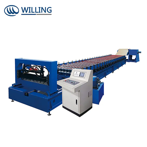 High Speed Roll Galvanized Steel Tile Forming Machine