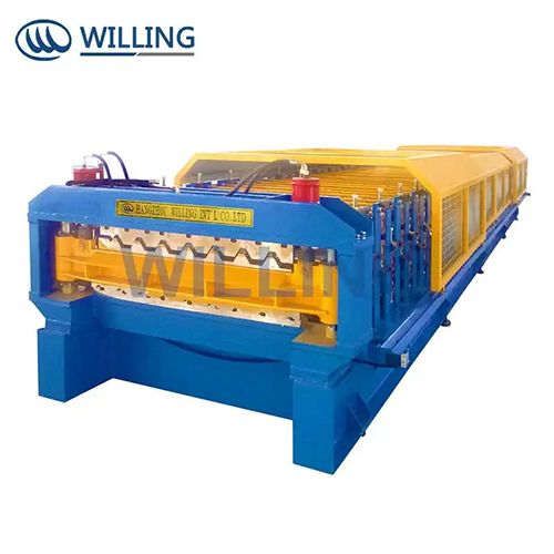 Two Layers Corrugated Roof Tile Aluminum Metal Roofing Sheet Roll Forming Making Machine