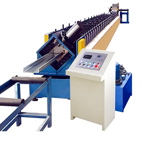 Automatic Metal Profile C Z Interchangeable Steel Purlin Adjustable Roll Forming Machine