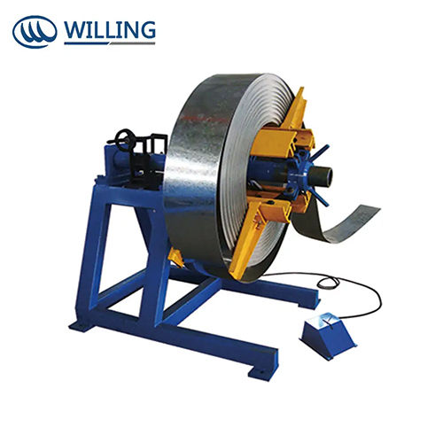 12 Ton Customized Aluminum Steel Coil Manual Uncoiler Decoiler Machine