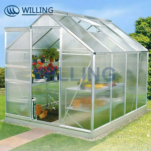 Aluminum Frame PC Green House Tiny Sunroom House