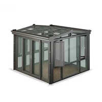 Sunroom Tent Cabin Set - Color: Gray