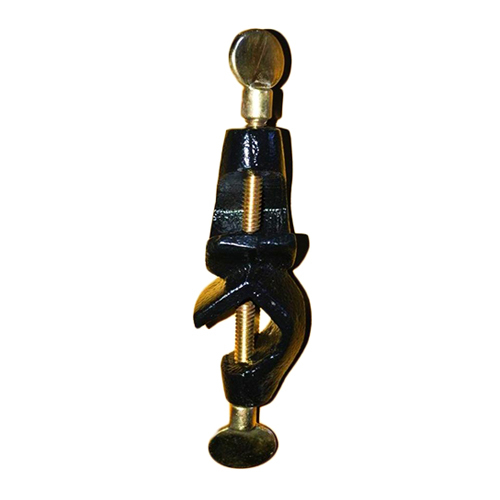 Laboratory Boss Head With Brass Key - Brass Material, Available in Multiple Sizes, Black and Golden Color, 360-Degree Rotational Design | Ideal for Securely Clamping Laboratory Apparatus