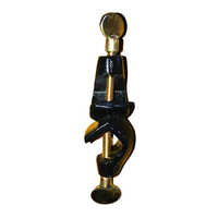 Laboratory Boss Head With Brass Key - Brass Material, Available In Multiple Sizes, Black And Golden Color, 360-degree Rotational Design | Ideal For Securely Clamping Laboratory Apparatus