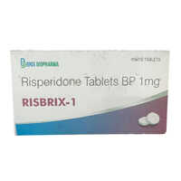 Risbrix-1 1mg Risperidone Tablets Bp Keep Dry & Cool Place