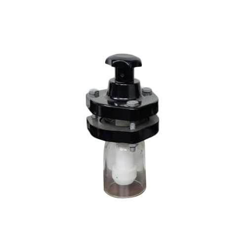 Laboratory Glass Valve - Borosilicate Glass, Various Sizes Available - Ball Structure, Chemical Spillage Protection, Filter Compatibility