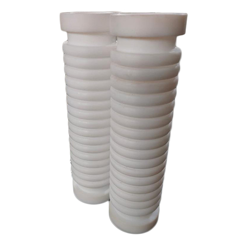 Industrial PTFE Bellows - Plastic Material, Different Sizes Available - Flange Connecting Type, Durable and Flexible Design for Industrial Applications