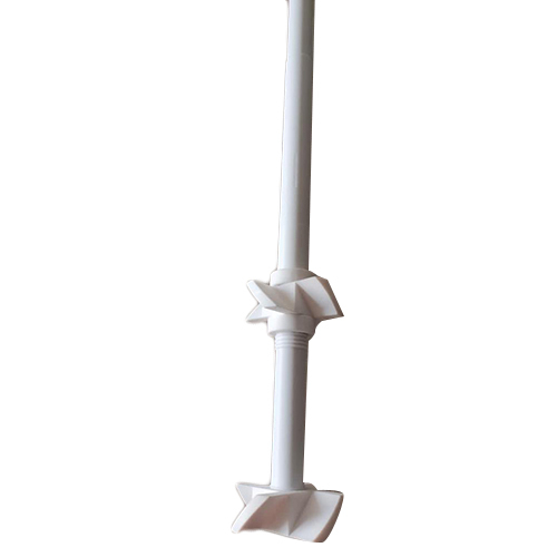 Industrial PTFE Stirrer - Plastic Various Sizes | Flange Connection Ideal for Low Speed Medium to High Viscosity Mixing